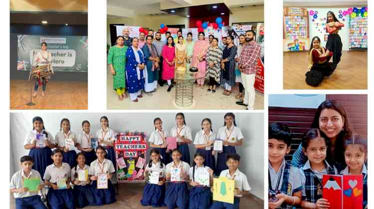 Teacher's Day celebrated in Innocent Hearts Group