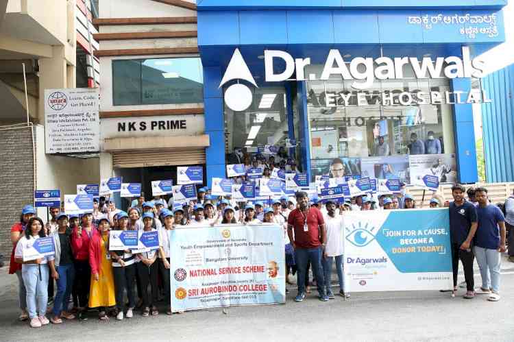 Dr Agarwals Eye Hospital organises walkathon on eye donation in Bengaluru