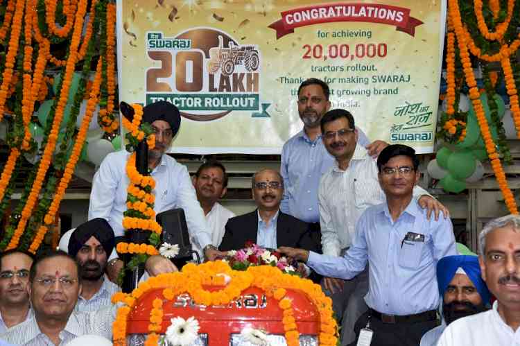 Swaraj Tractors crosses 20 lakh production milestone 