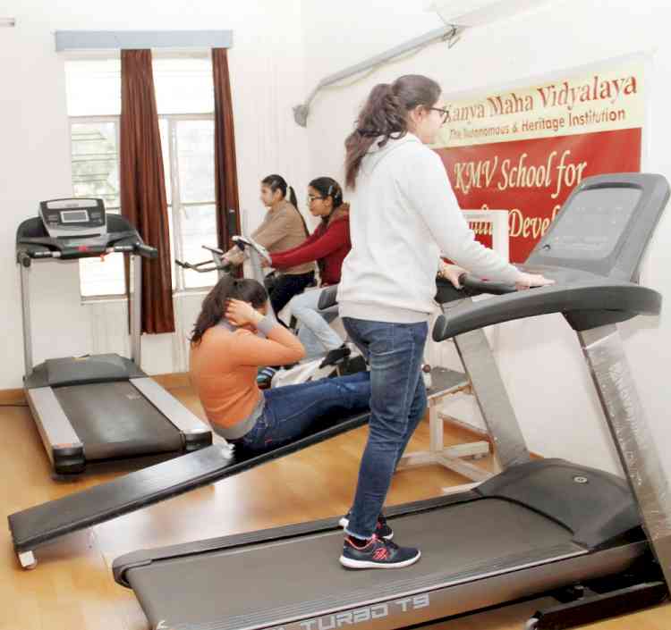 KMV’s state-of-the-art Health Club providing health facility to students 