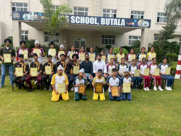 Children of Dips School Butala won Gold Medal in volleyball Championship