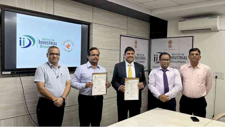 Apeejay Stya University inks MoU with Institute for Industrial Development