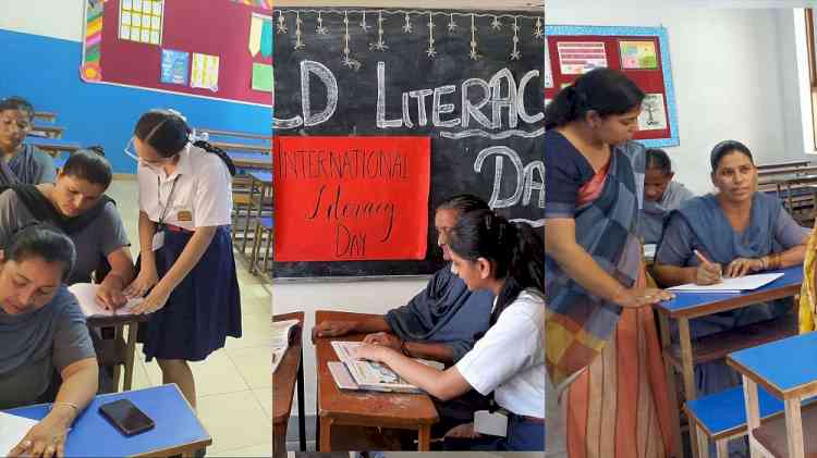 The ambassadors of Literary Club of Innocent Hearts celebrated `World Literacy Day’