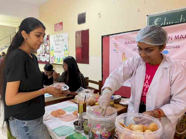 Brisk Sale of Nutritious Recipes at Home Science College