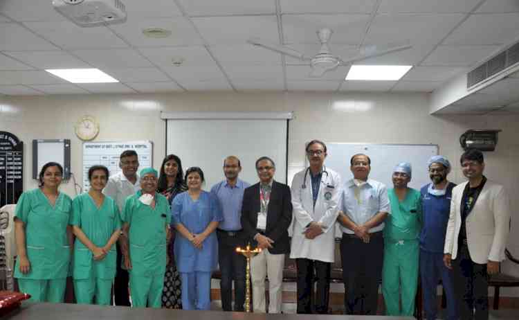 Live workshop on “Enhancing Gynae Endoscopic Skills” organised