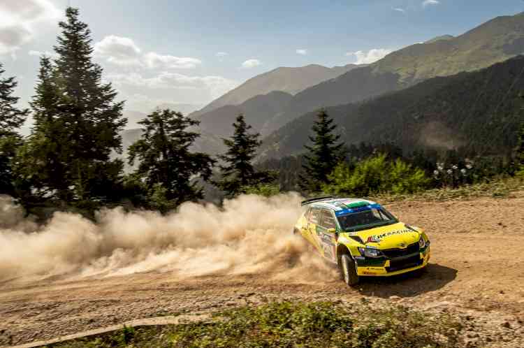 JK Tyre’s Gaurav Gill dazzles in WRC 2 at Acropolis Rally Greece