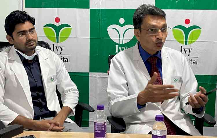 Large intestine cancer treated successfully at Ivy Hospital