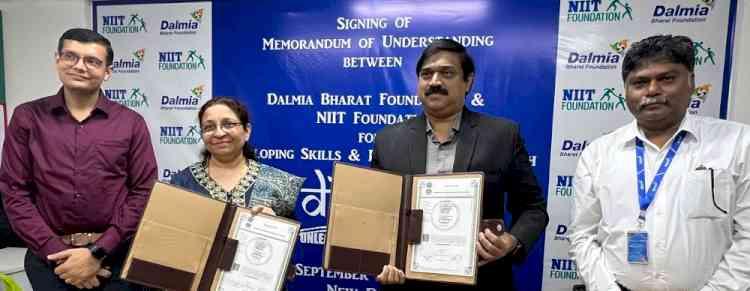 Dalmia Bharat Foundation commits to India’s ‘self-reliance’ vision through social transformation MoU with NIIT Foundation  