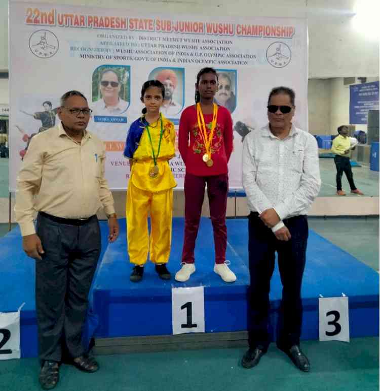 Apeejay International School student shines at the State and National Wushu Championships