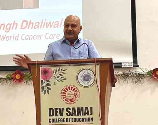 Breast and Cervical Cancer awareness seminar held at Dev Samaj College