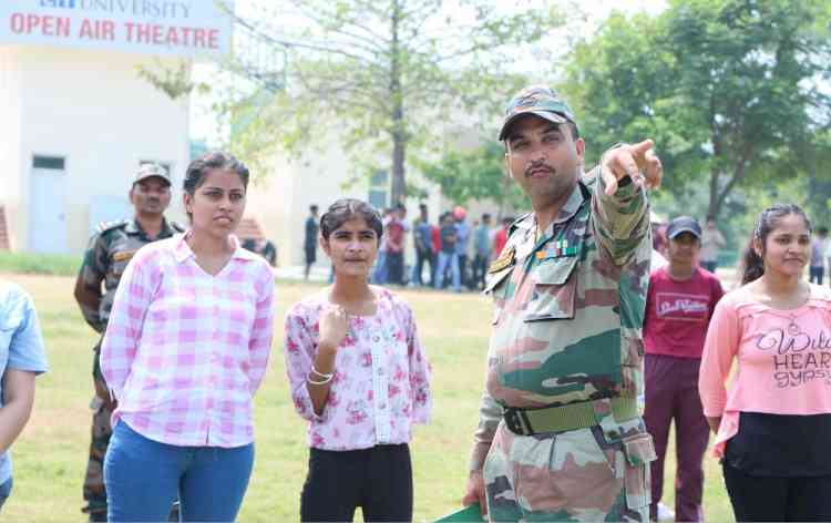 CT University’s NCC Wing organized NCC Selection Camp