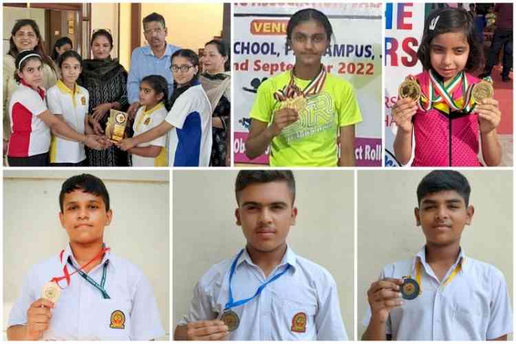 Students of Innocent Hearts won many medals in District level matches