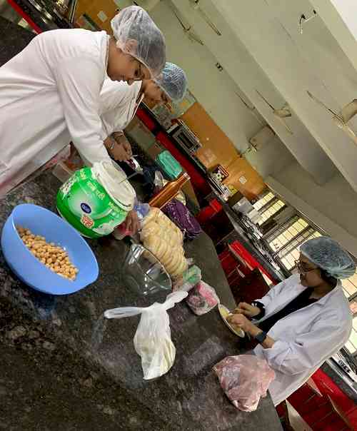 Healthy Snacks Prepared and Sold during Poshan Maah Celebrations at GHSC 10