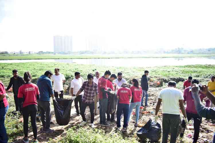 Orchids – The International School conducted Hulimavu Lake Clean-up Drive