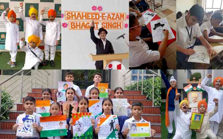 Innocent Hearts School organised various activities on occasion of birth anniversary of `Shaheed-e-Azam Bhagat Singh’