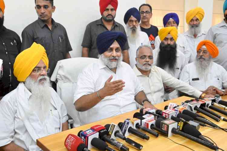 AAP allocated Rs 700 crore for fake publicity even as farmers and poorer sections suffer – Sukhbir S Badal