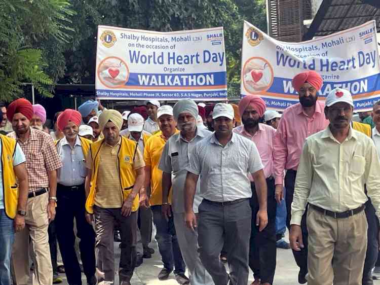 100 take part in Shalby Hospital ‘walkathon’ on World Heart Day