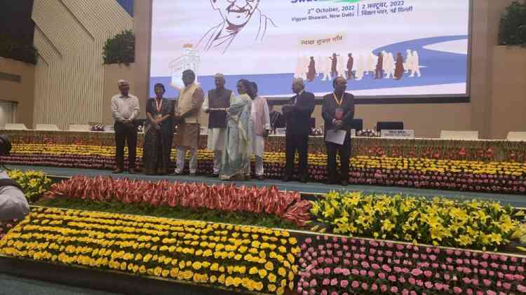 Ludhiana gets awarded for `Har Ghar Jal’ mission on Swachh Bharat Day