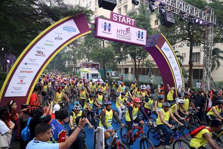 Over 1500+ cyclists join the Hiranandani Thane Cyclothon 2022 to support the initiative ‘Rhyme for Earth’  