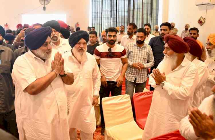 Sukhbir Badal appeals to Khalsa Panth to support twin Khalsa Marches being held from Takth Kesgarh Sahib and Damdama Sahib