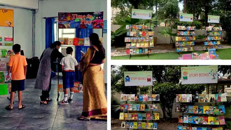Book Fairs in Innocent Hearts: Students bought their favorite books