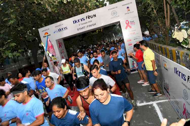 IKRIS Pharma’s Breast Cancer awareness campaign culminates with a Final Run in Noida