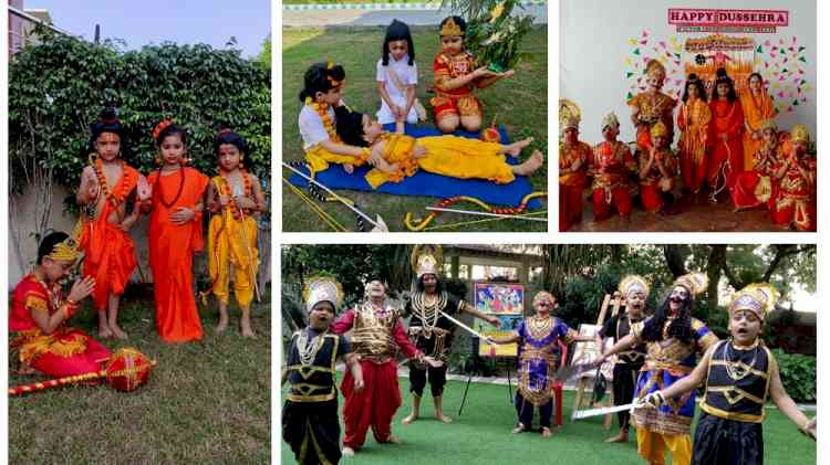 All five schools of Innocent Hearts celebrated Vijyadashmi festival with gusto