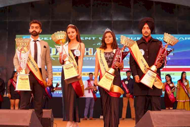 Kajal and Zorawar conferred with Miss and Mr Fresher 2022 titles at CGC Landran