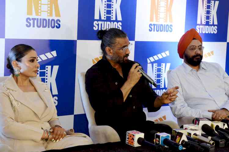 Region’s first state of the art shooting studio - NK Studios unveiled by actor Suniel Shetty