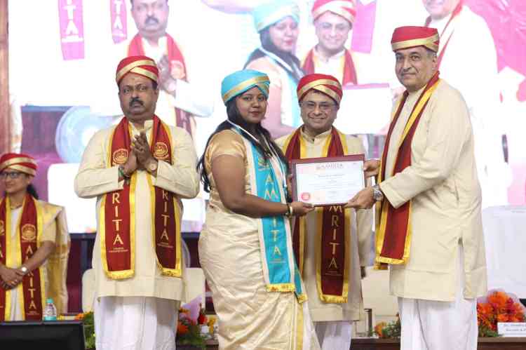 643 awarded degrees at Amrita Vishwa Vidyapeetham, Bengaluru’s Convocation Ceremony