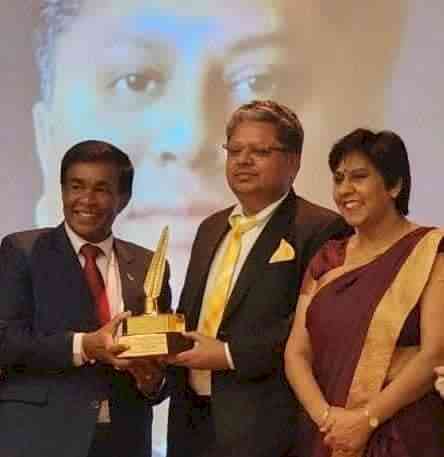 Dr Anirudh Gupta CEO DCM Group honored by Mauritius President, appreciated for efforts being made in education world