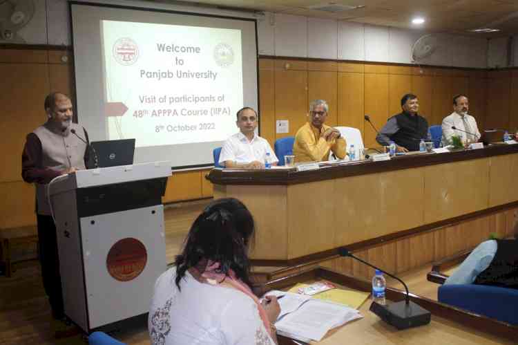 A visit of participants of 48th APPPA Course being conducted by Indian Institute of Public Administration, New Delhi