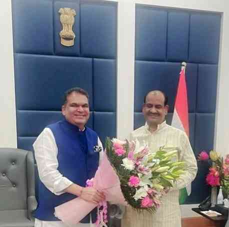 Sanjeev Arora, MP calls on Lok Sabha Speaker Om Birla 