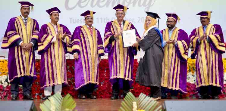 6th Convocation Ceremony organized at Sharda University Greater Noida Campus