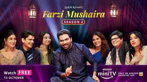 Watch Zakir Khan get back in his shayarana andaaz as Amazon miniTV announces Farzi Mushaira Season 2