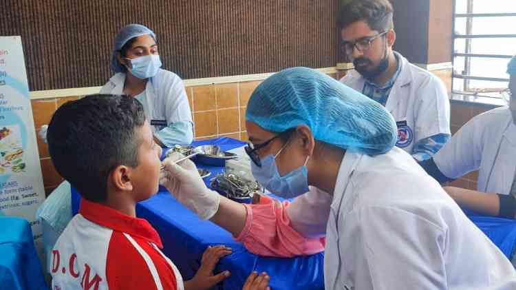 Dental Check-up Camp held at DCM Presidency School