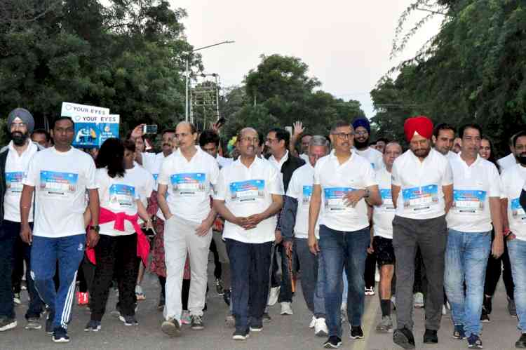 Hundreds join ‘Walk for Eyes’ on World Sight Day