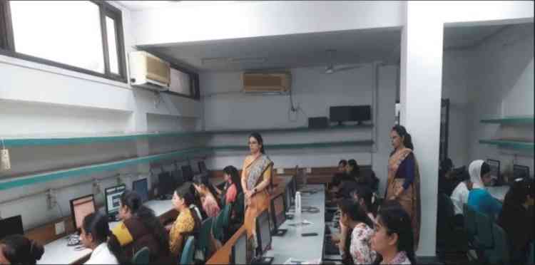 PG Department of Computer Science & IT of PCM S.D. College for Women conducts Online Exam in association with IIT Bombay Spoken Tutorial