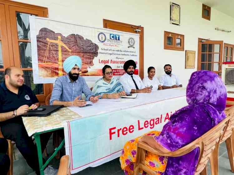 CT University organizes Legal Aid Camp: An Awareness Drive in Jagraon