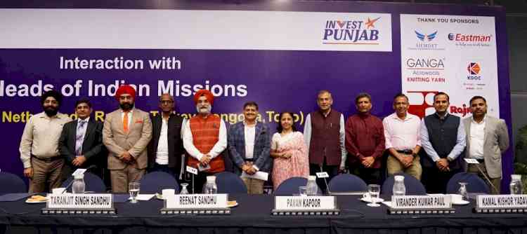 Members of CII Punjab State interact with Heads of Indian Missions in six countries