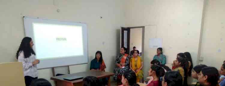 Home Science College organises talk on health and wellness practices among young girls