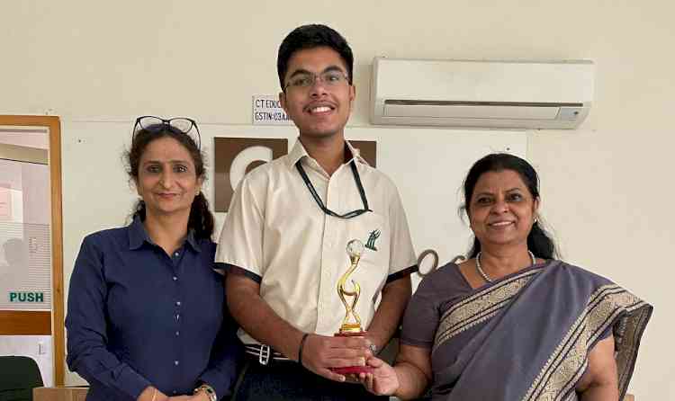 CT World Student bagged third position in Jalandhar Sahodaya Inter School Research and Paper Presentation Competition