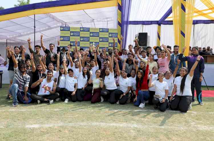 Amity University’s Sports Meet “Sangathan 2022” concludes