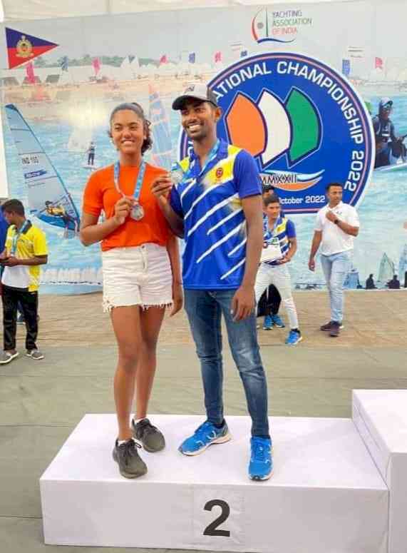 Alekhya and Akhil win Silver