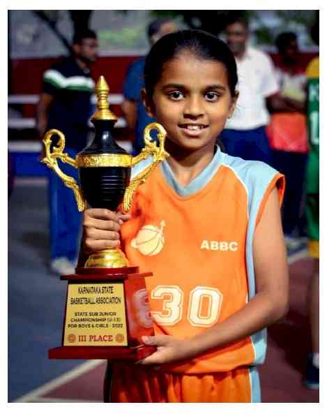 A Student from Ekya School bagged Bronze Medals at U -13 Karnataka State Basketball Championship  