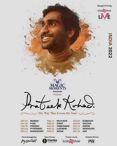 Hyderabad to witness Magic Moments with Prateek Kuhad’s `The Way that Lovers Do` India Tour