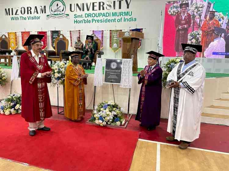 President of India inaugurates Indian Institute of Mass Communication (IIMC) North Eastern Regional Campus at Aizawl