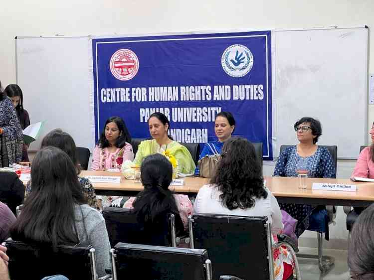 PU organized an 'Alumni Lecture Series' on 'Global Trends for Human Rights Professionals'