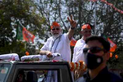 BJP projected to sweep Gujarat Assembly polls