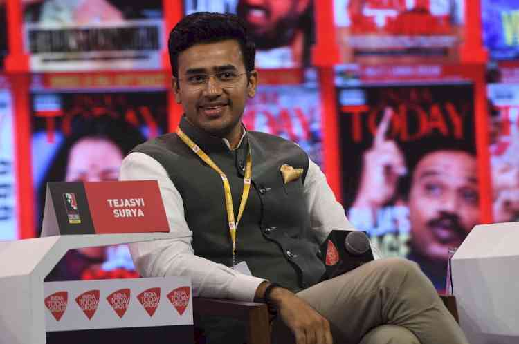 Why did they impose Hindi in 1968? BJP's Tejasvi Surya tears into Congress